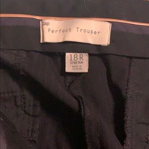 Gap Navy Pin Striped Perfect Trouser